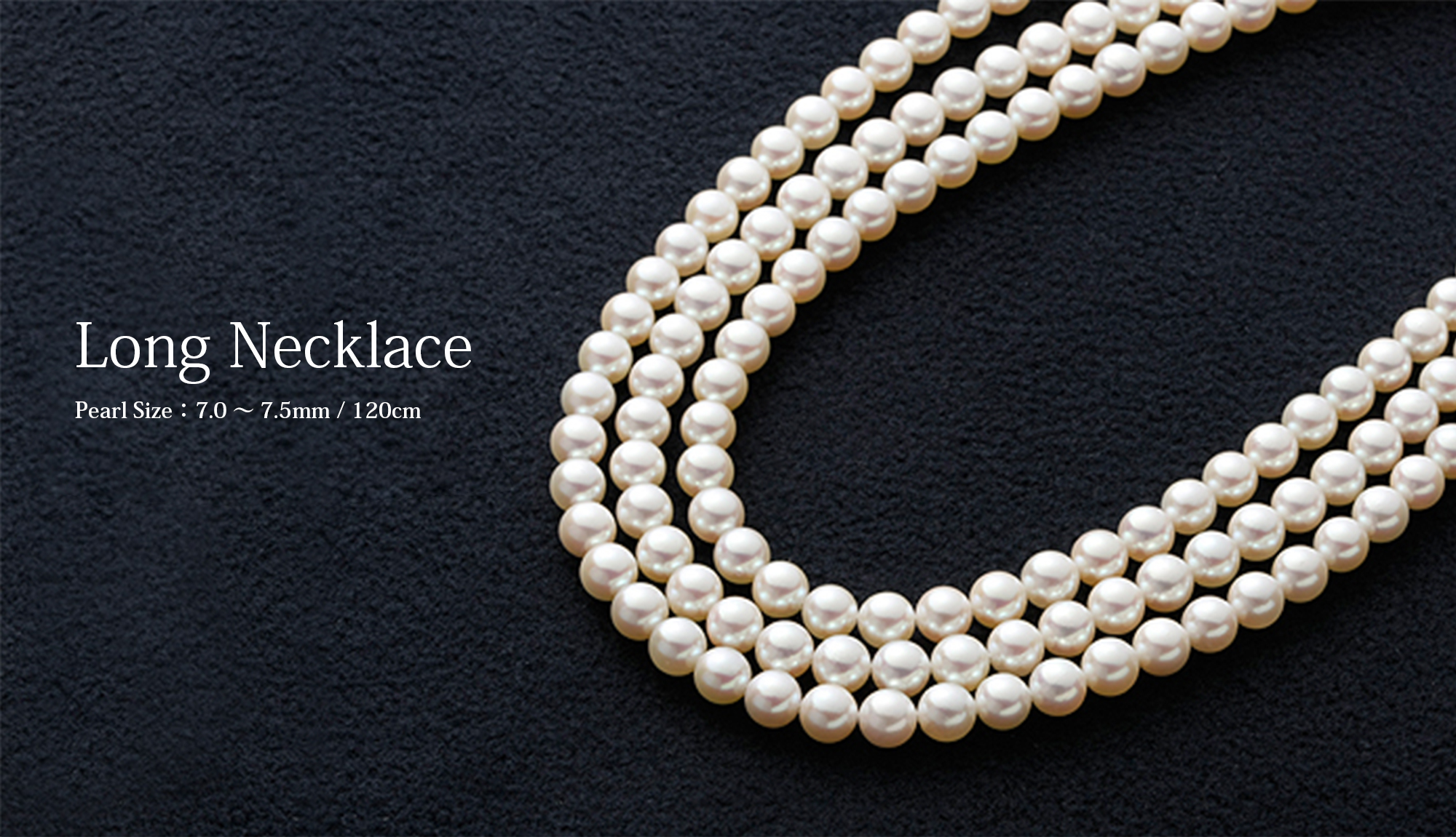 田辺真珠養殖場 Long Necklace 田辺真珠養殖場 Long Necklace